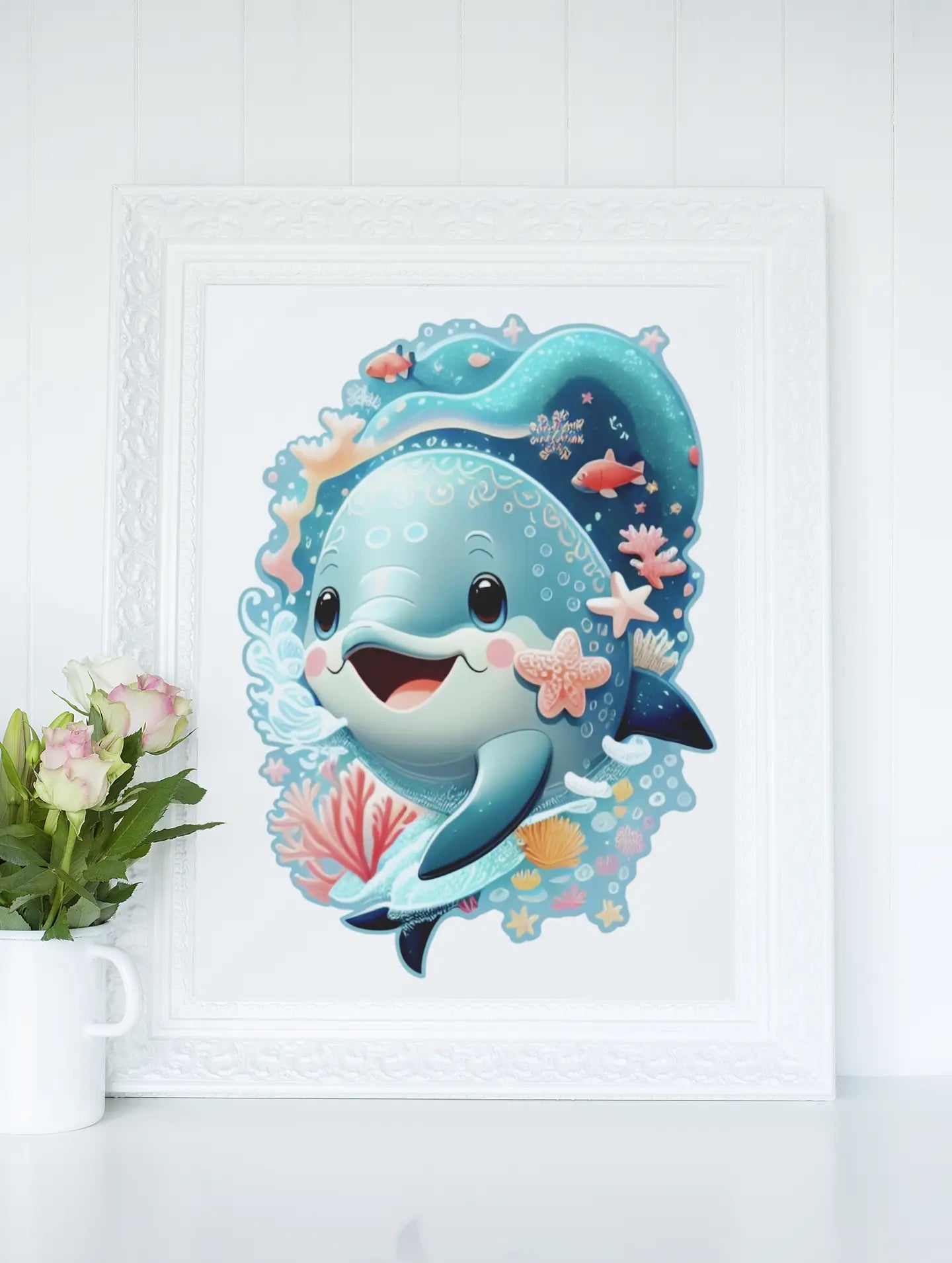 Happy Dolphin Puzzle Art Australia