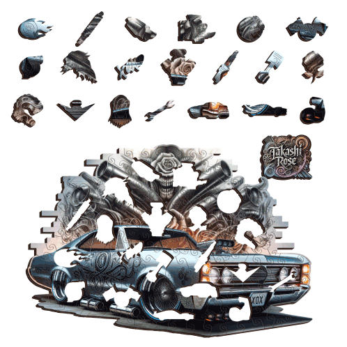 1967 Mercury Cyclone Puzzle Art Australia