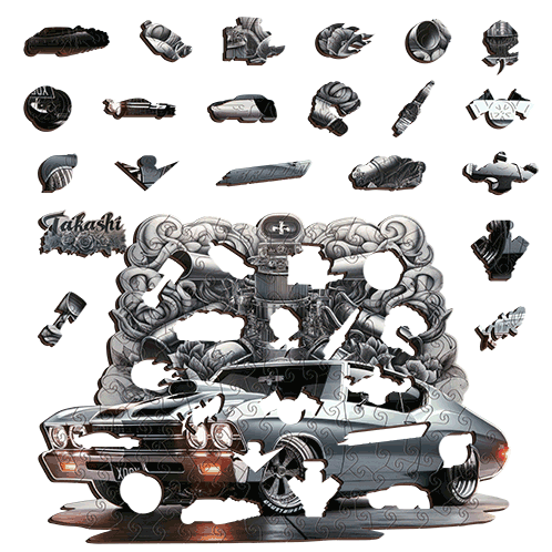 1970 Chevrolet Chevelle SS Puzzle Art Australia