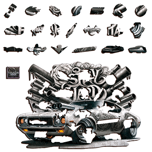 1970 Oldsmobile 442 Puzzle Art Australia