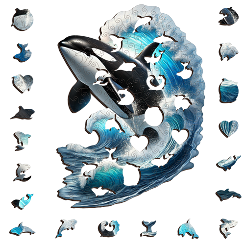 Orca Wooden Puzzle Puzzle Art Australia