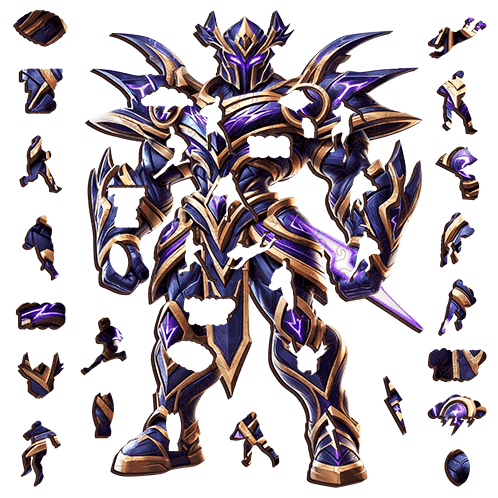 Thunderborn Storm Warrior Puzzle – Melbourne-Inspired Rugby League Power Puzzle Art Australia