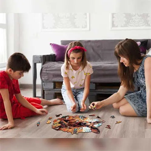 Big Red Roo Puzzle Art Australia