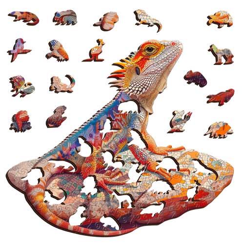 BEARDED DRAGON Puzzle Art Australia