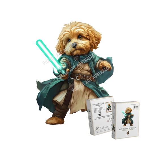 Cavoodle Skylord ~ Decorative Wooden Puzzle Puzzle Art Australia