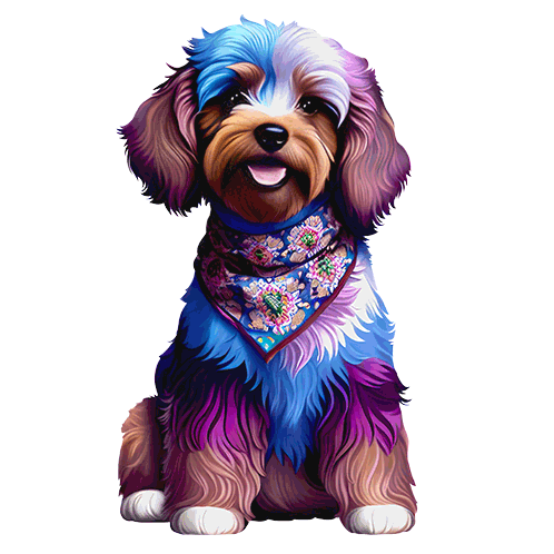 Cavoodle Love Puzzle Art Australia