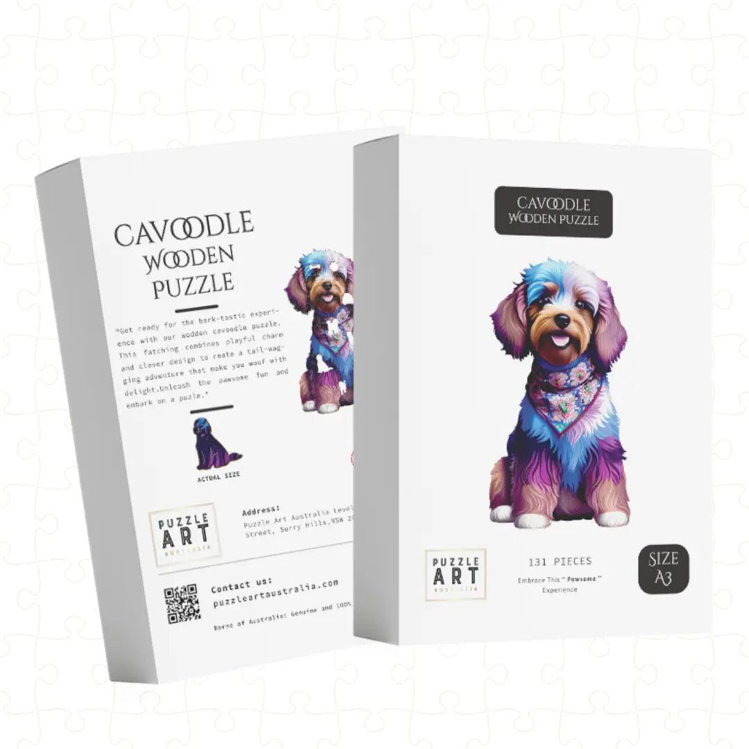 Cavoodle Love Puzzle Art Australia