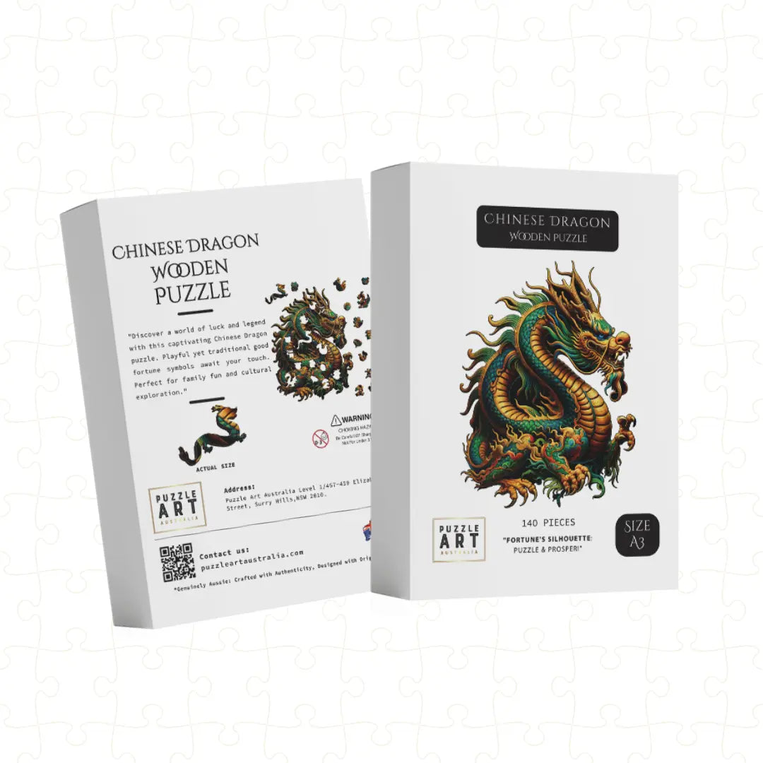Chinese Dragon Puzzle Art Australia