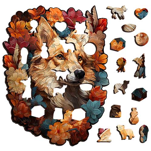 Collie Wooden Puzzle Puzzle Art Australia