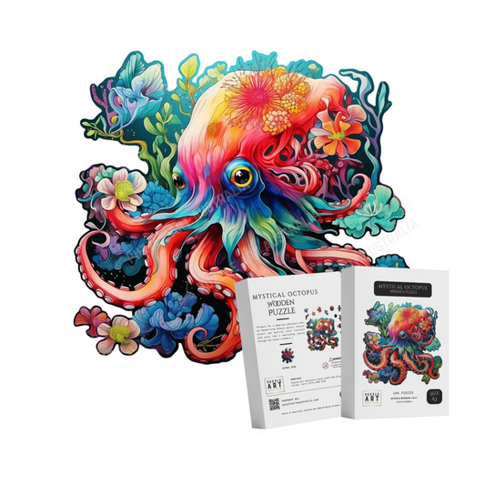 Divine Octopus Wooden Puzzle Puzzle Art Australia