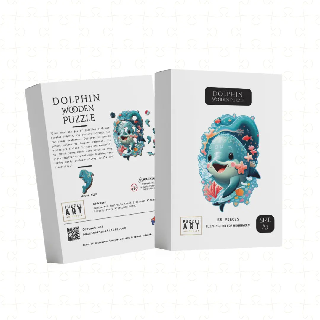 Happy Dolphin Puzzle Art Australia