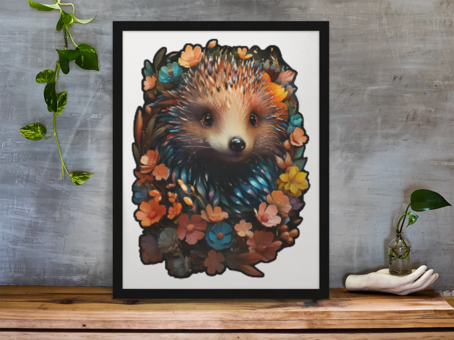 Echdina Wooden Puzzle Puzzle Art Australia