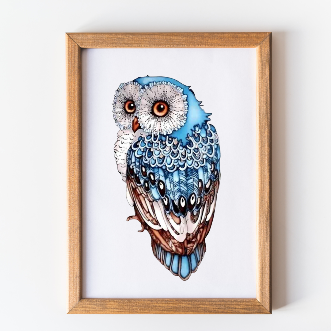 Wise owl Puzzle Art Australia