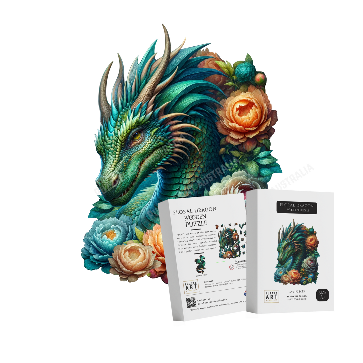 Fantasy Dragon Wooden Puzzle Puzzle Art Australia