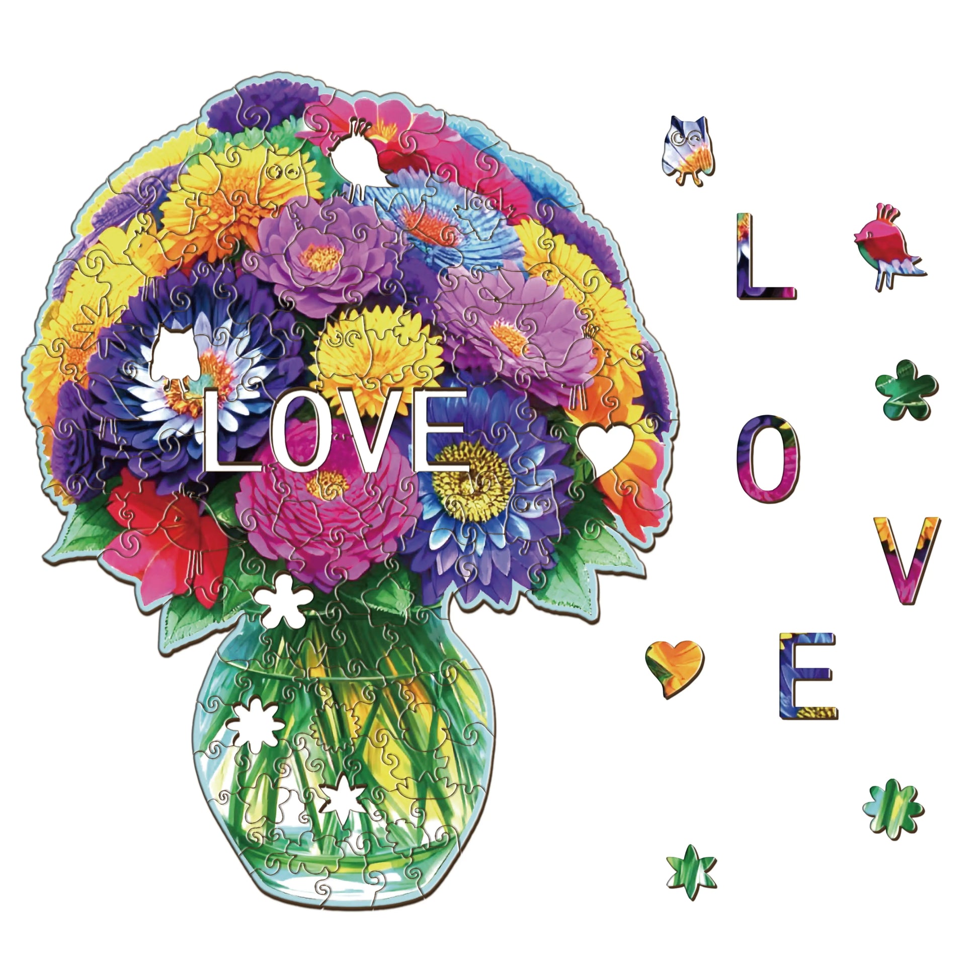 Happy Flowers Puzzle Art Australia