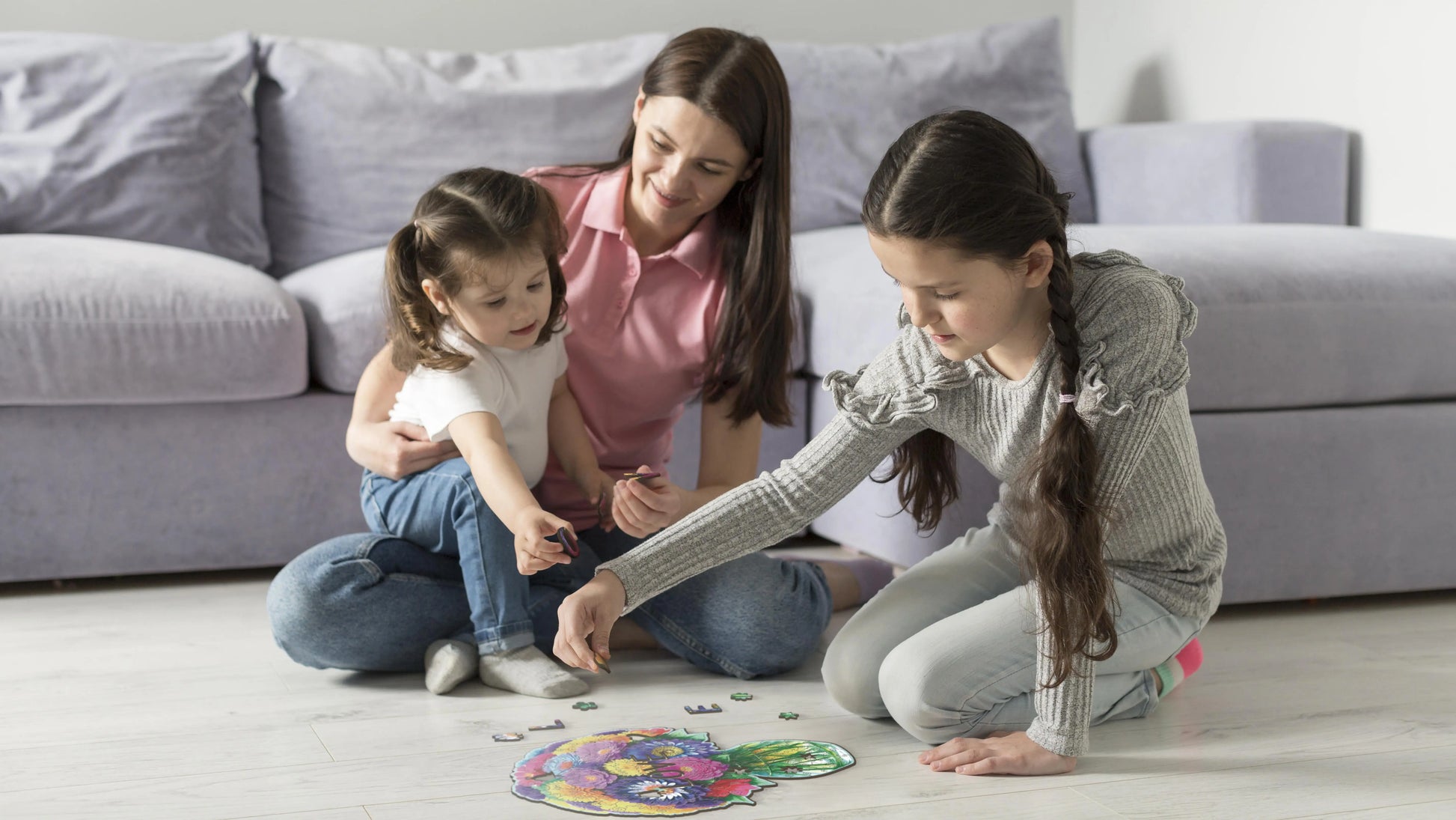 Happy Flowers Puzzle Art Australia