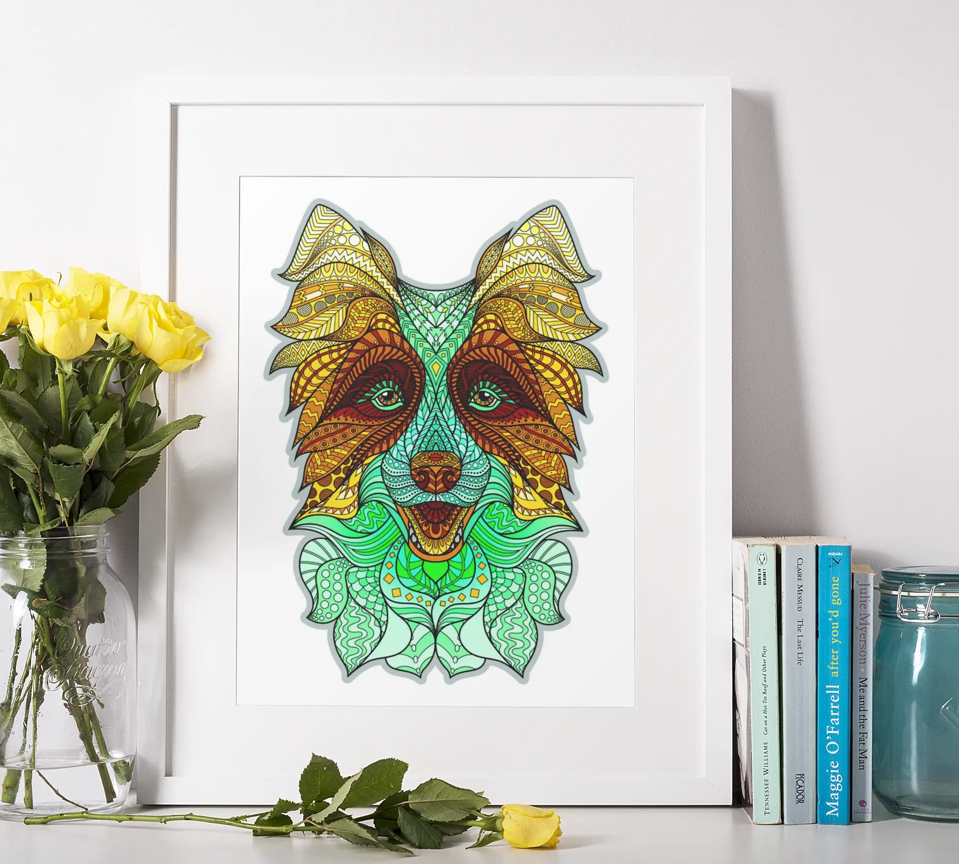 Boarder Collie Wooden Puzzle Puzzle Art Australia