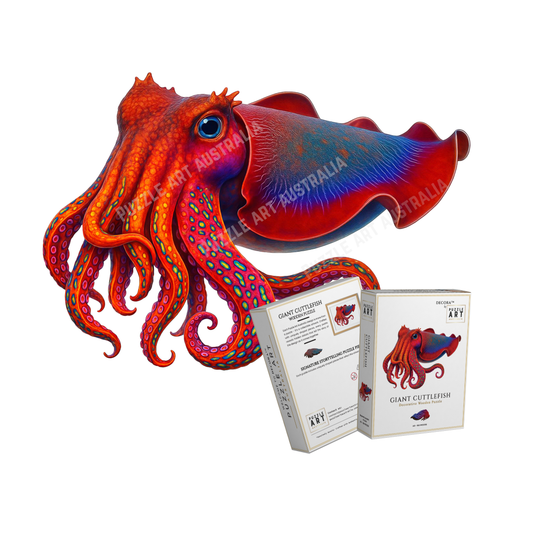Giant Cuttlefish Wooden Puzzle Puzzle Art Australia