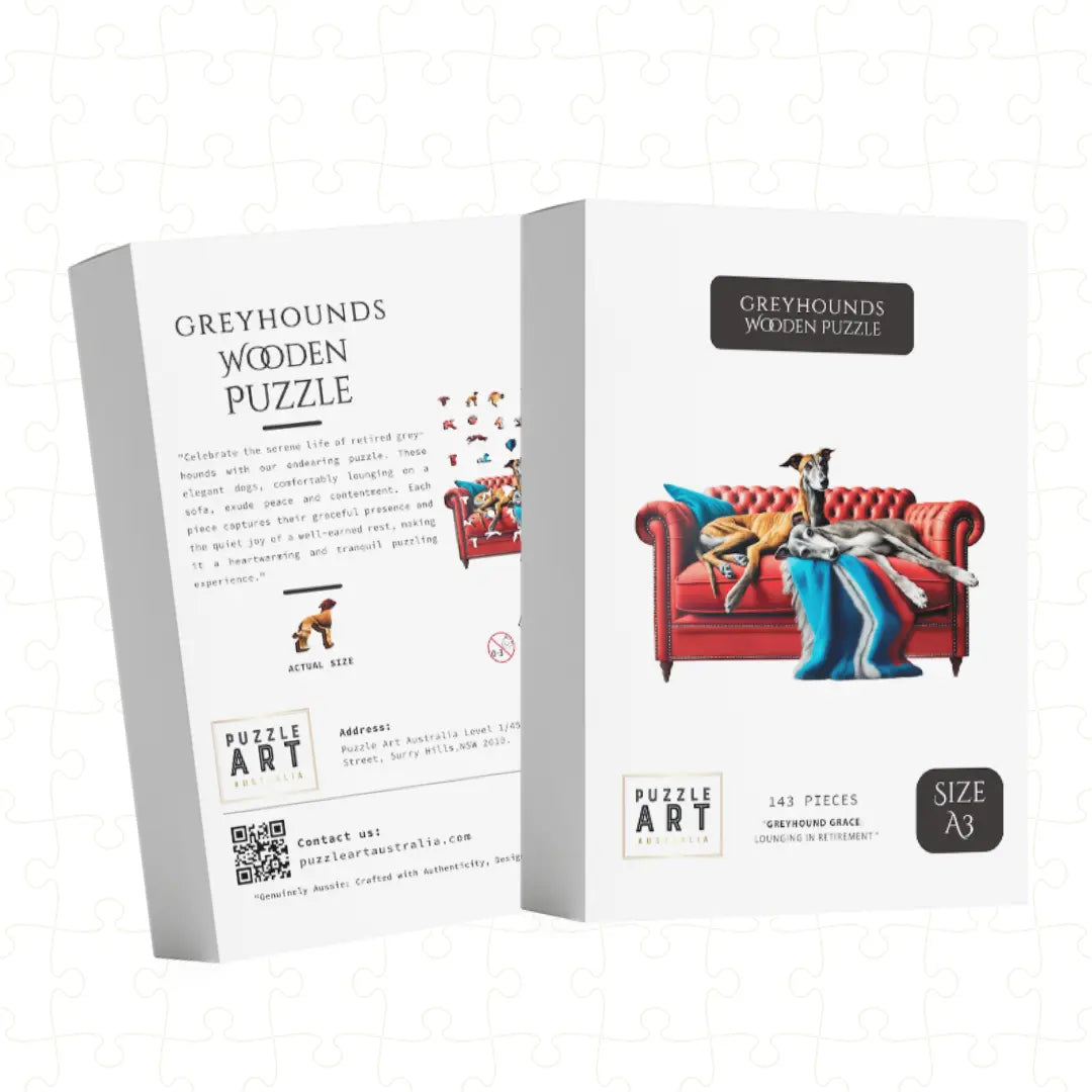 Greyhounds retire Puzzle Art Australia