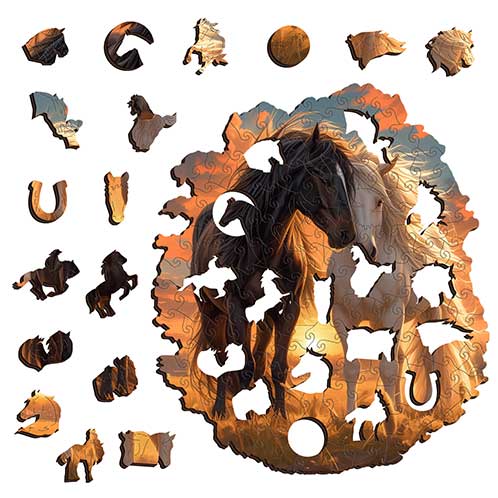 Horse Love Puzzle Art Australia