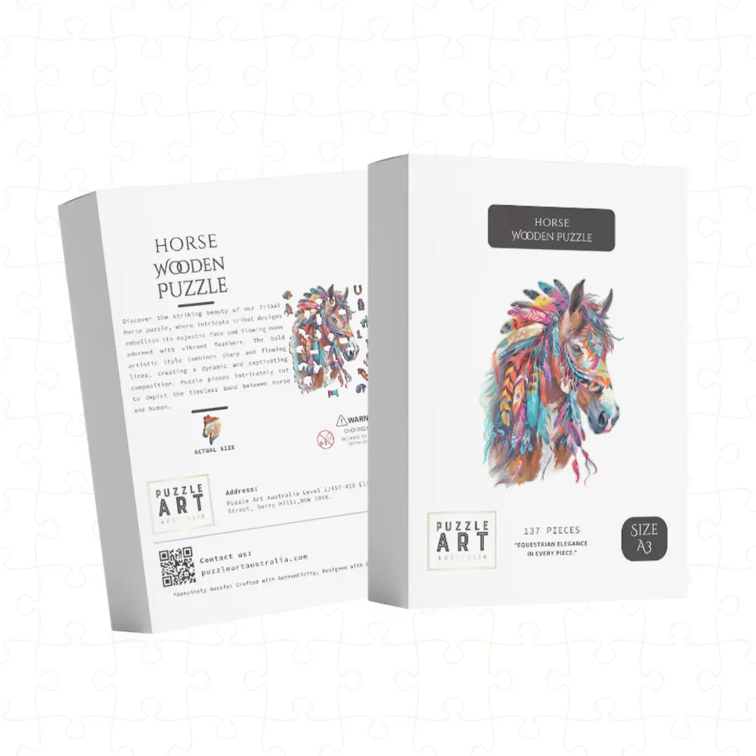 Tribal Horse Puzzle Art Australia