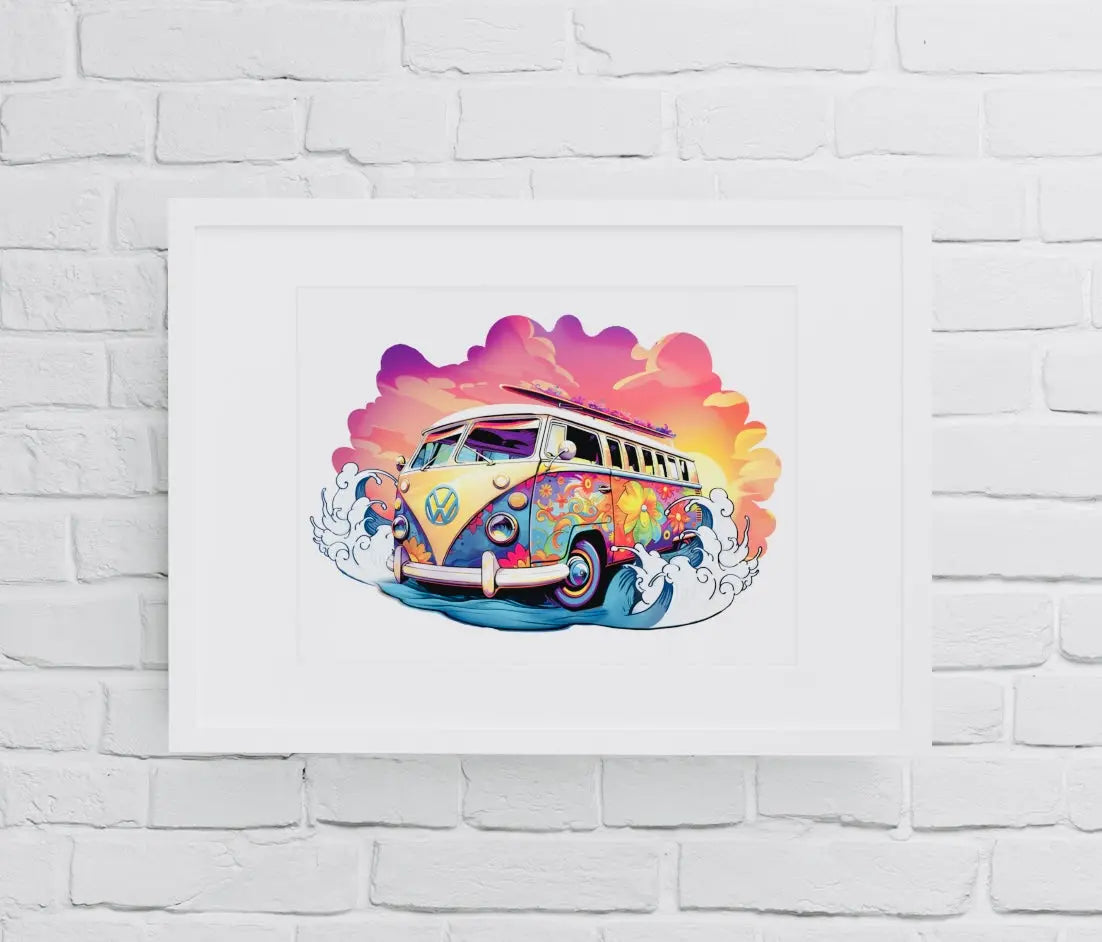 Kombi Holiday Puzzle Art Australia