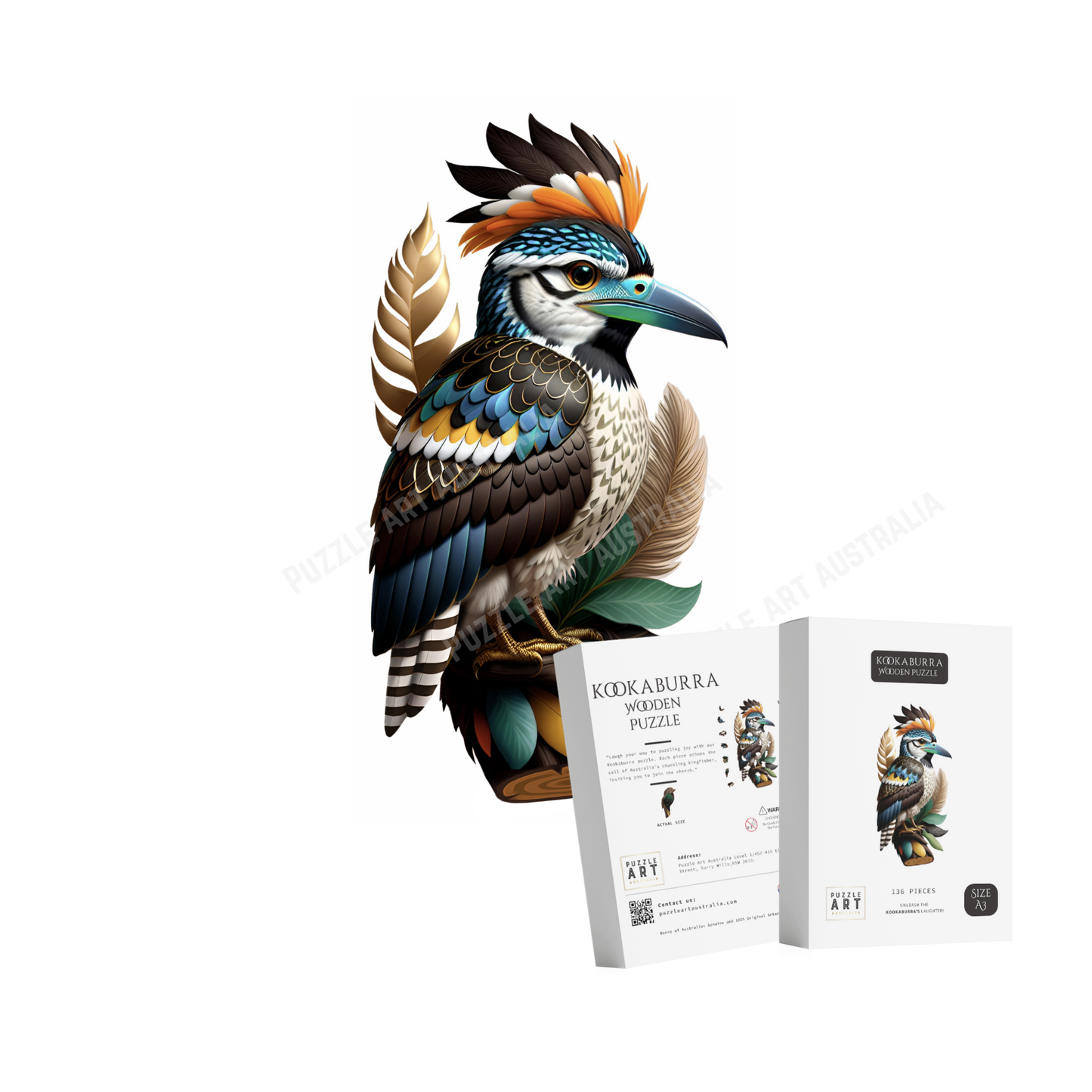 Kingfisher Wooden Puzzle Puzzle Art Australia