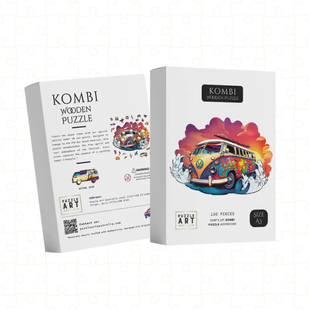 Kombi Holiday Puzzle Art Australia
