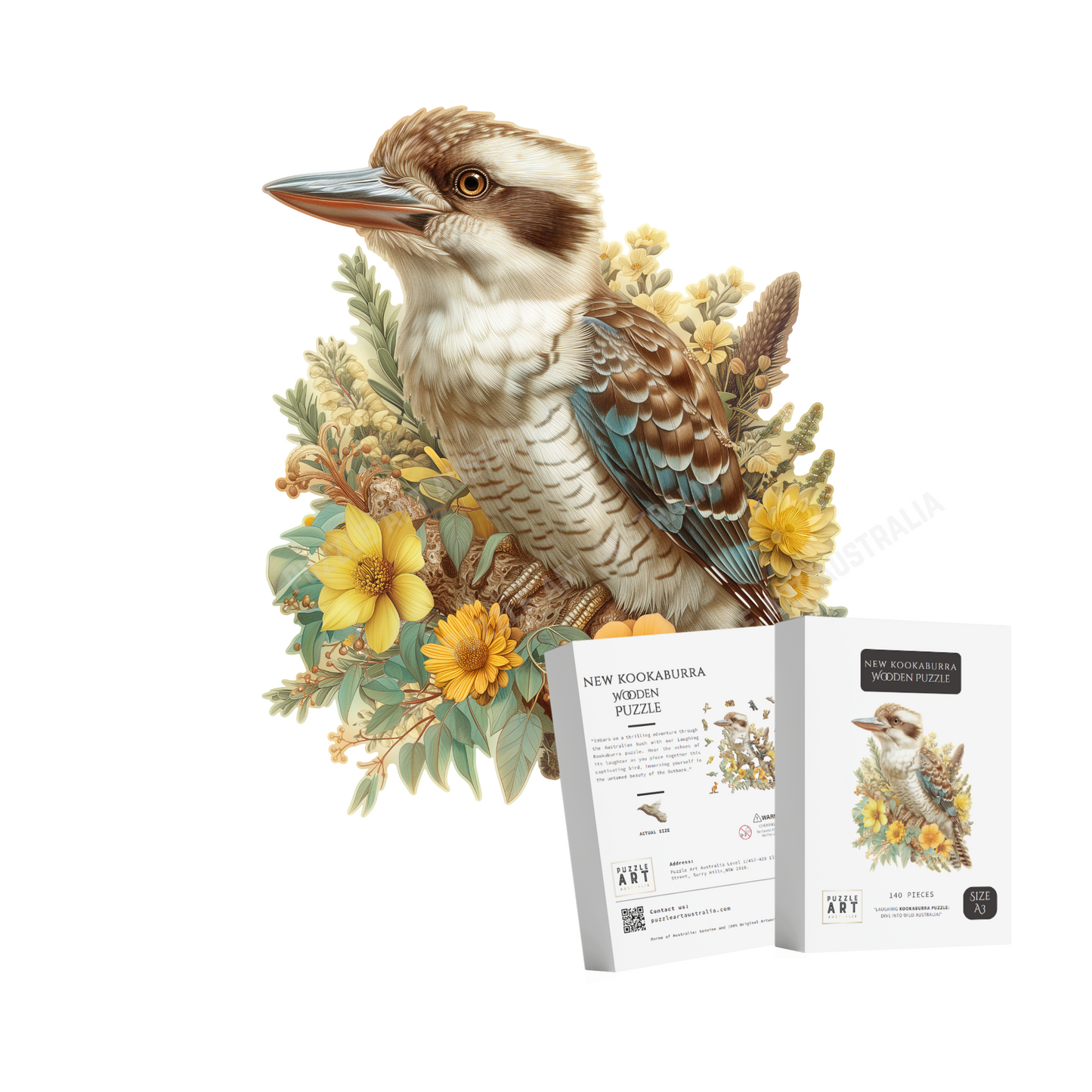 Kookaburra Wooden Puzzle Puzzle Art Australia