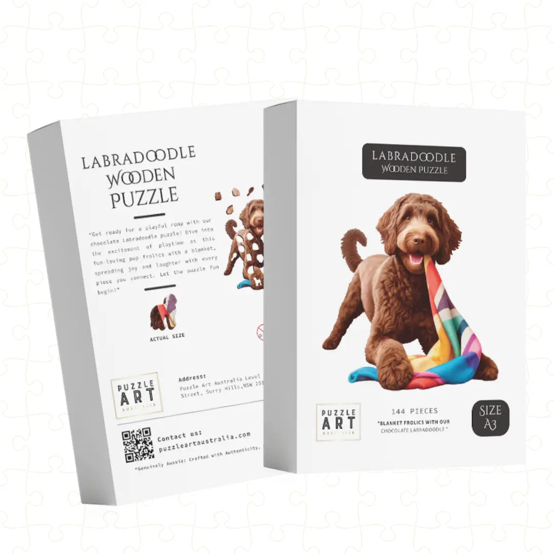 Labradoodle Puzzle Art Australia