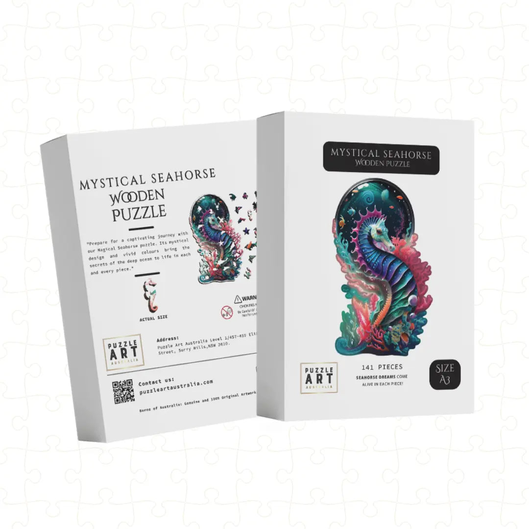 Mystical Seahorse Puzzle Art Australia