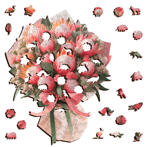 Native Bouquet Puzzle Art Australia