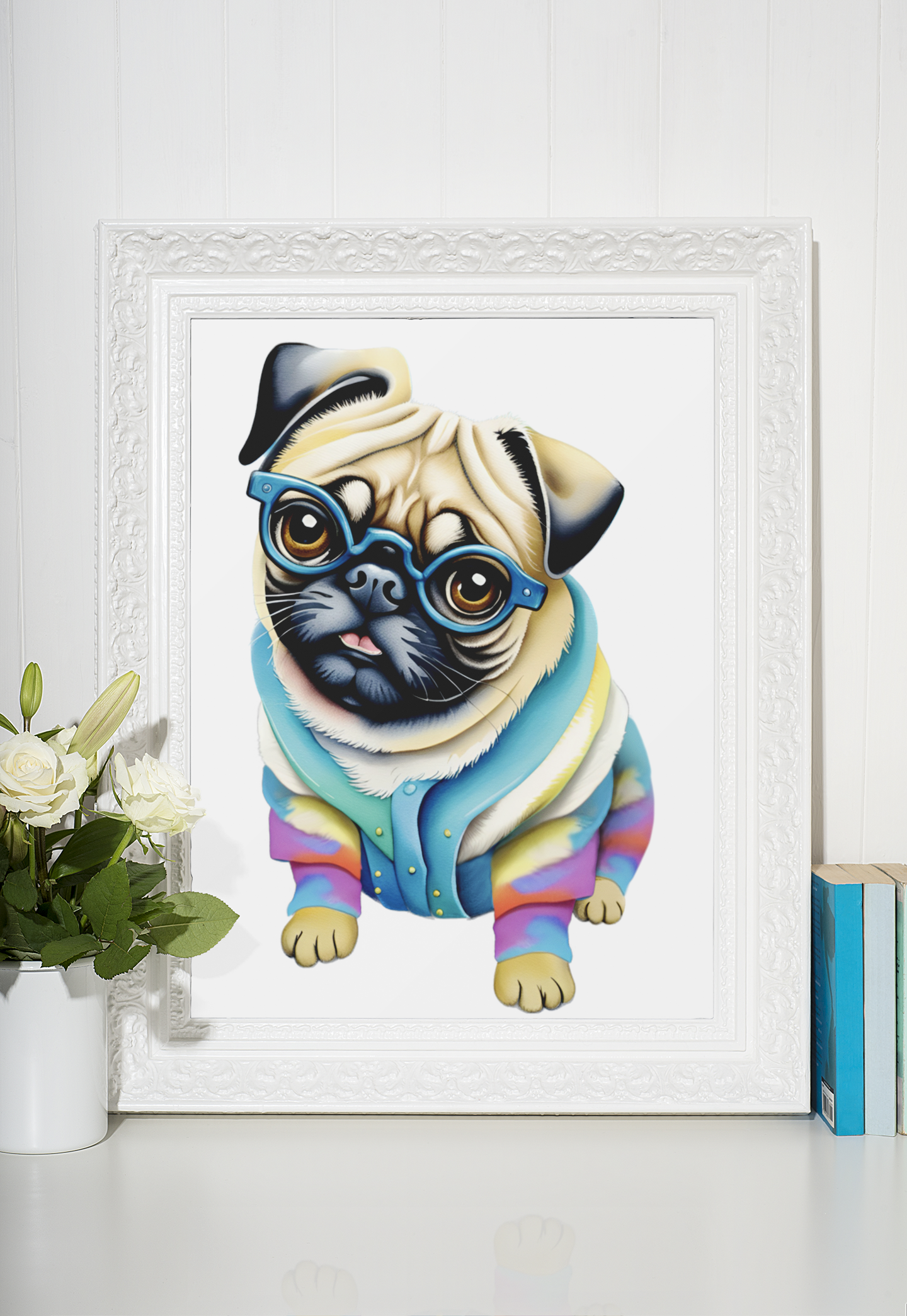 Professor Pug Puzzle Art Australia