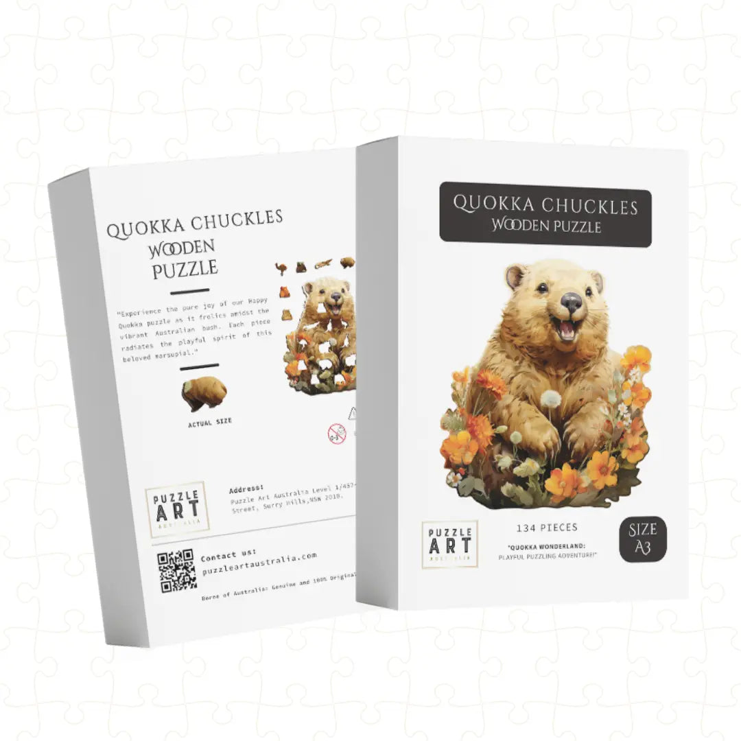 Quokka Chuckles Puzzle Art Australia