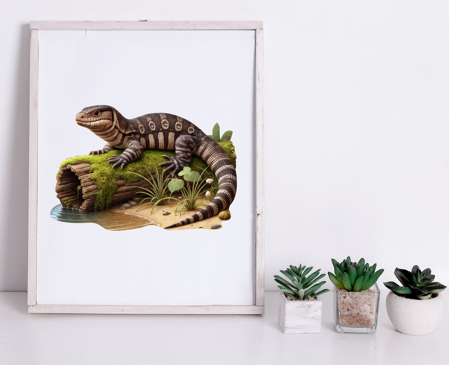 Sandstone Goanna Wooden Puzzle Puzzle Art Australia