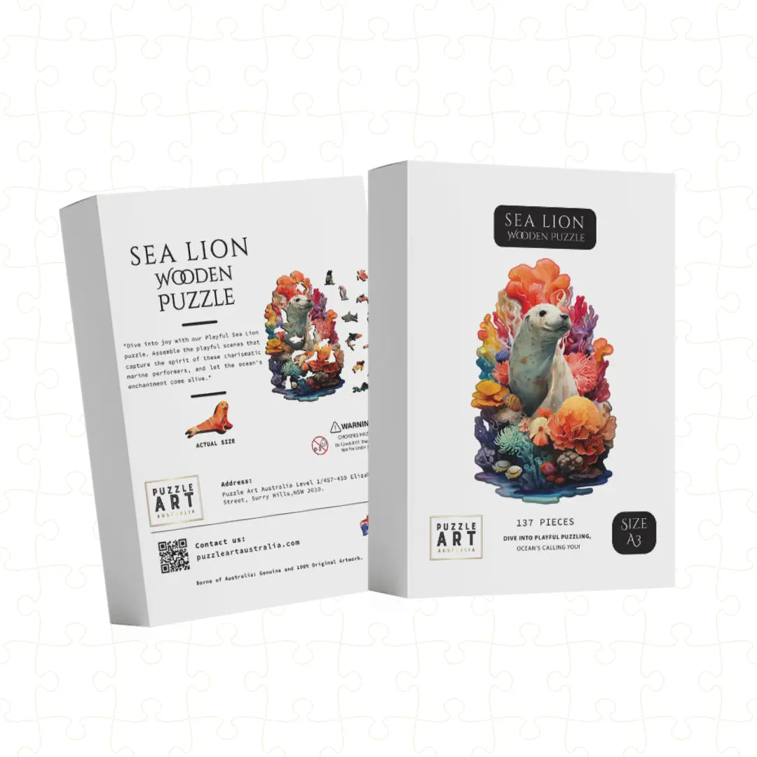 Friendly Sea Lion Puzzle Art Australia
