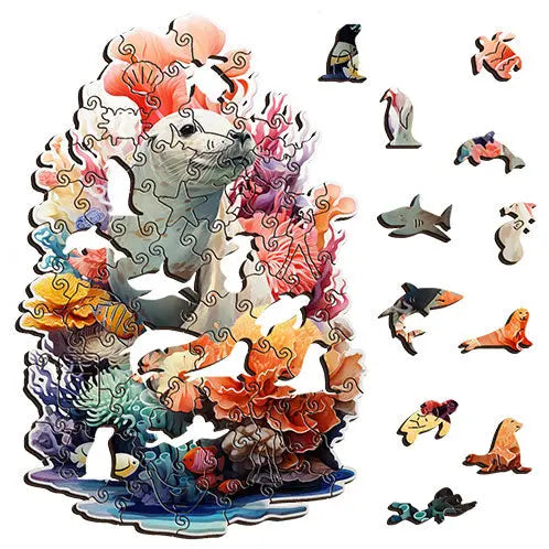 Friendly Sea Lion Puzzle Art Australia