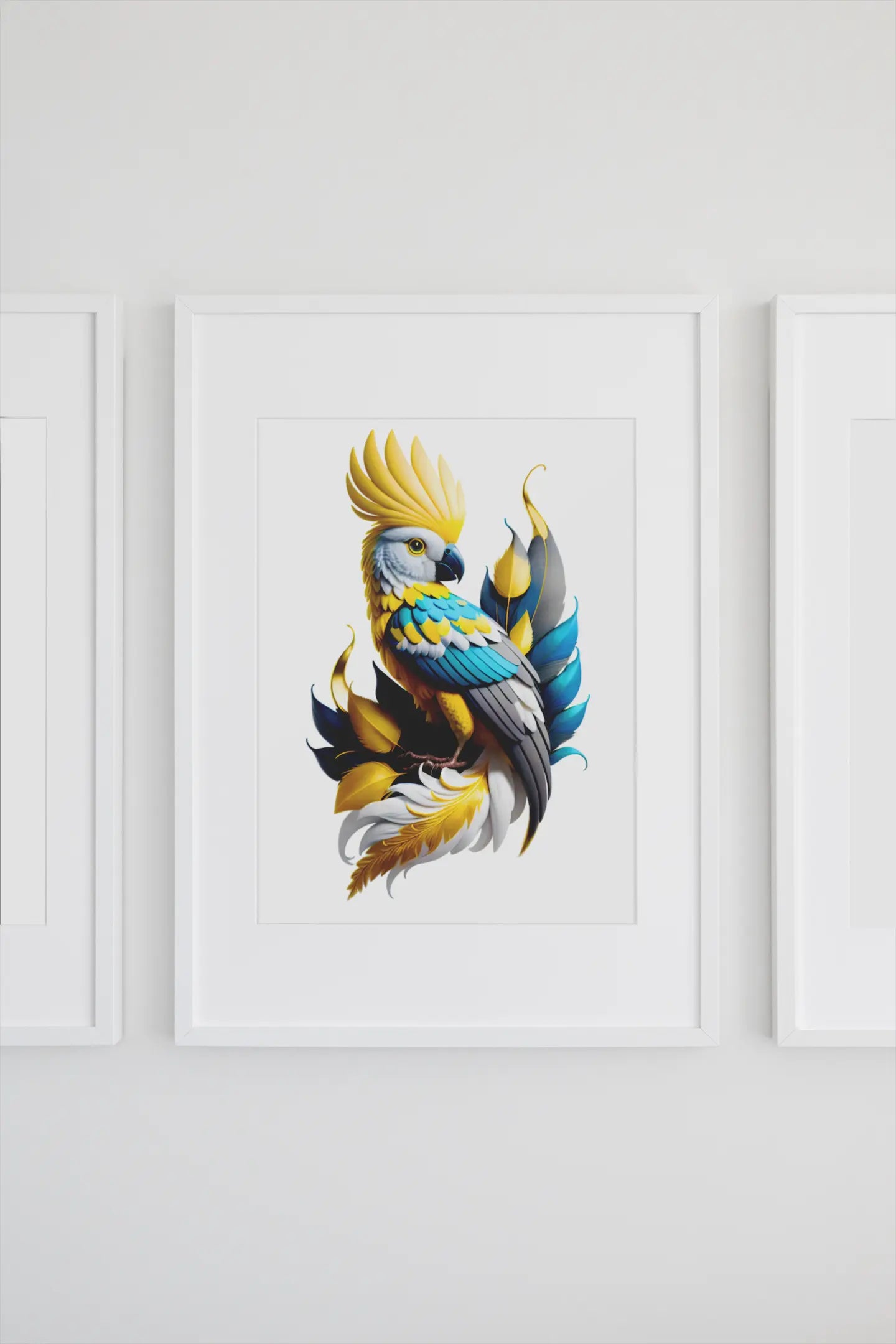 Yellow Crested Cock Puzzle Art Australia