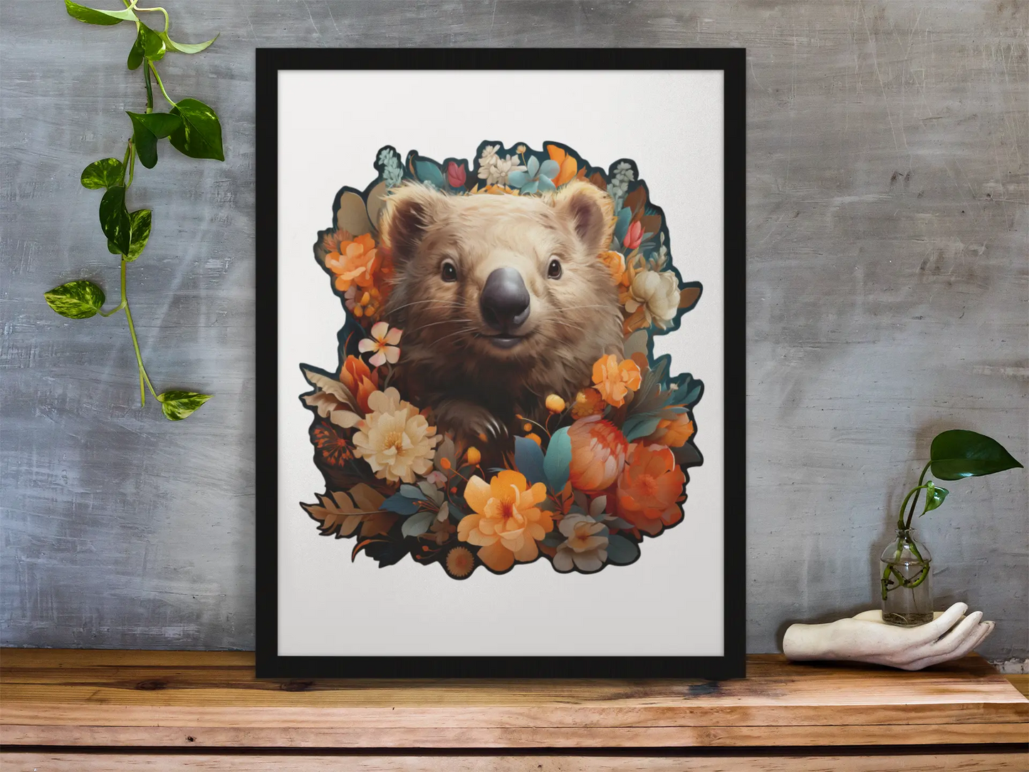 Wombat Wooden Puzzle Puzzle Art Australia