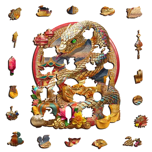Year of the Snake Puzzle Art Australia