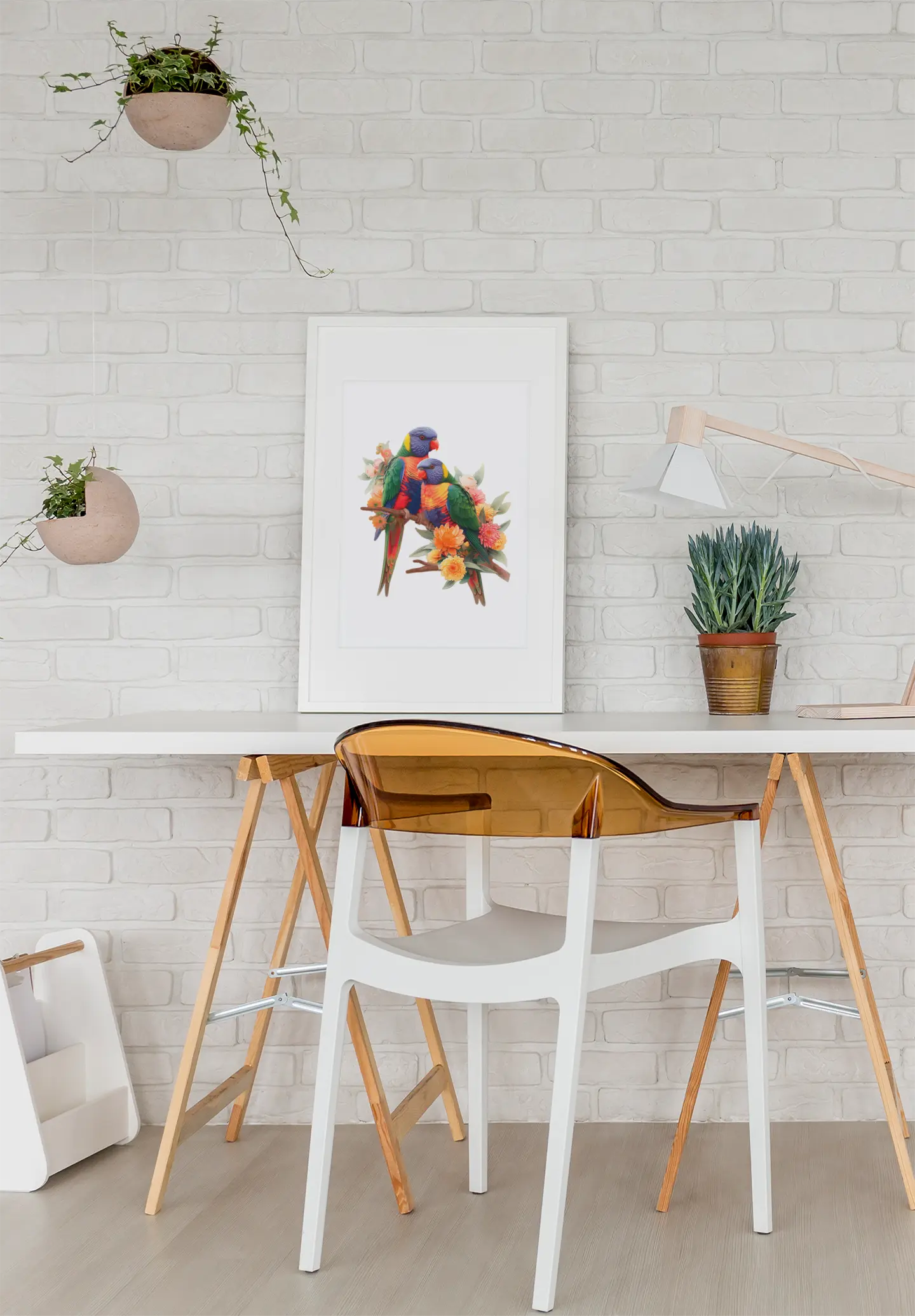 Lorikeet Pair Puzzle Art Australia