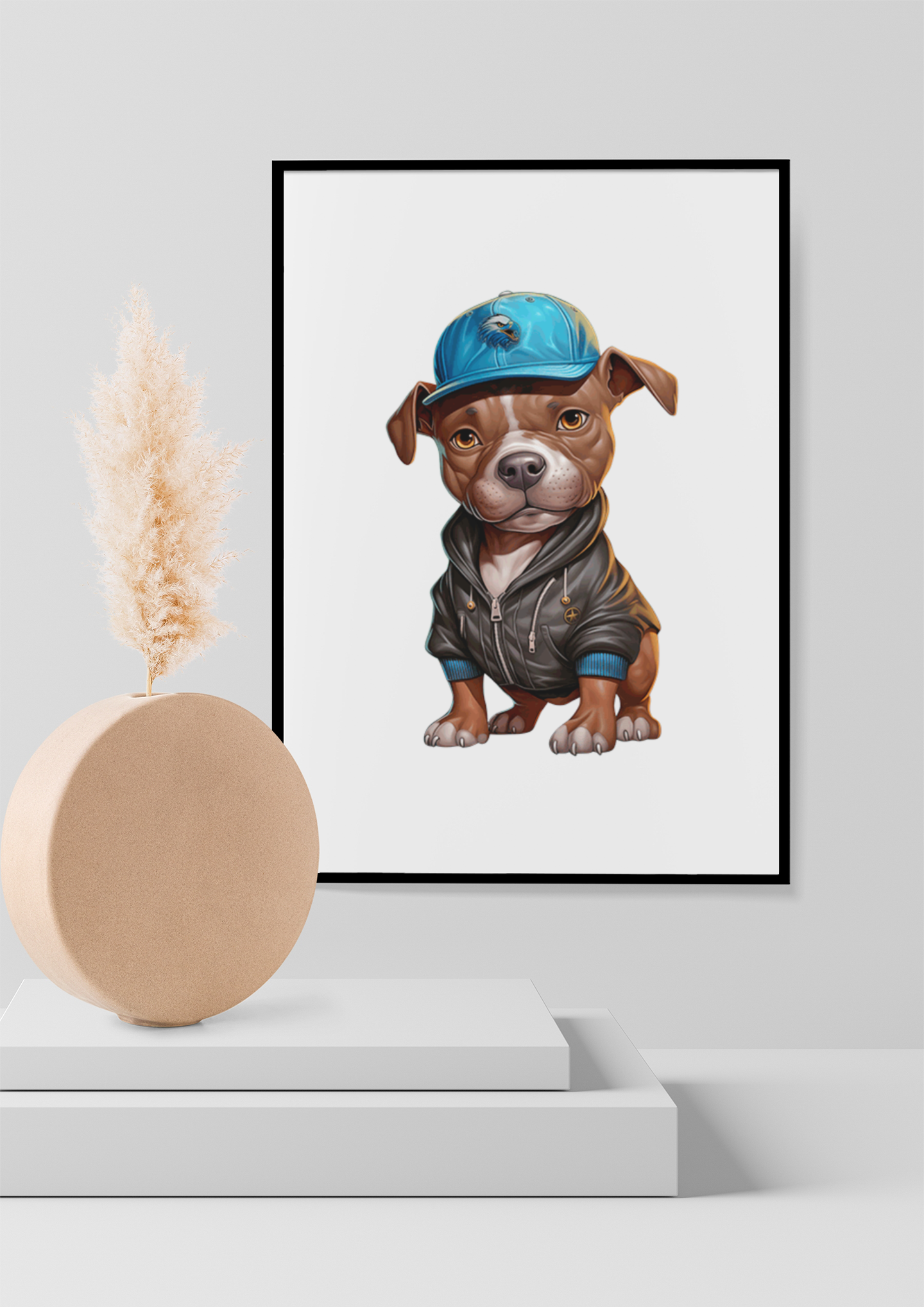 Sturdy Staffy Puzzle Art Australia