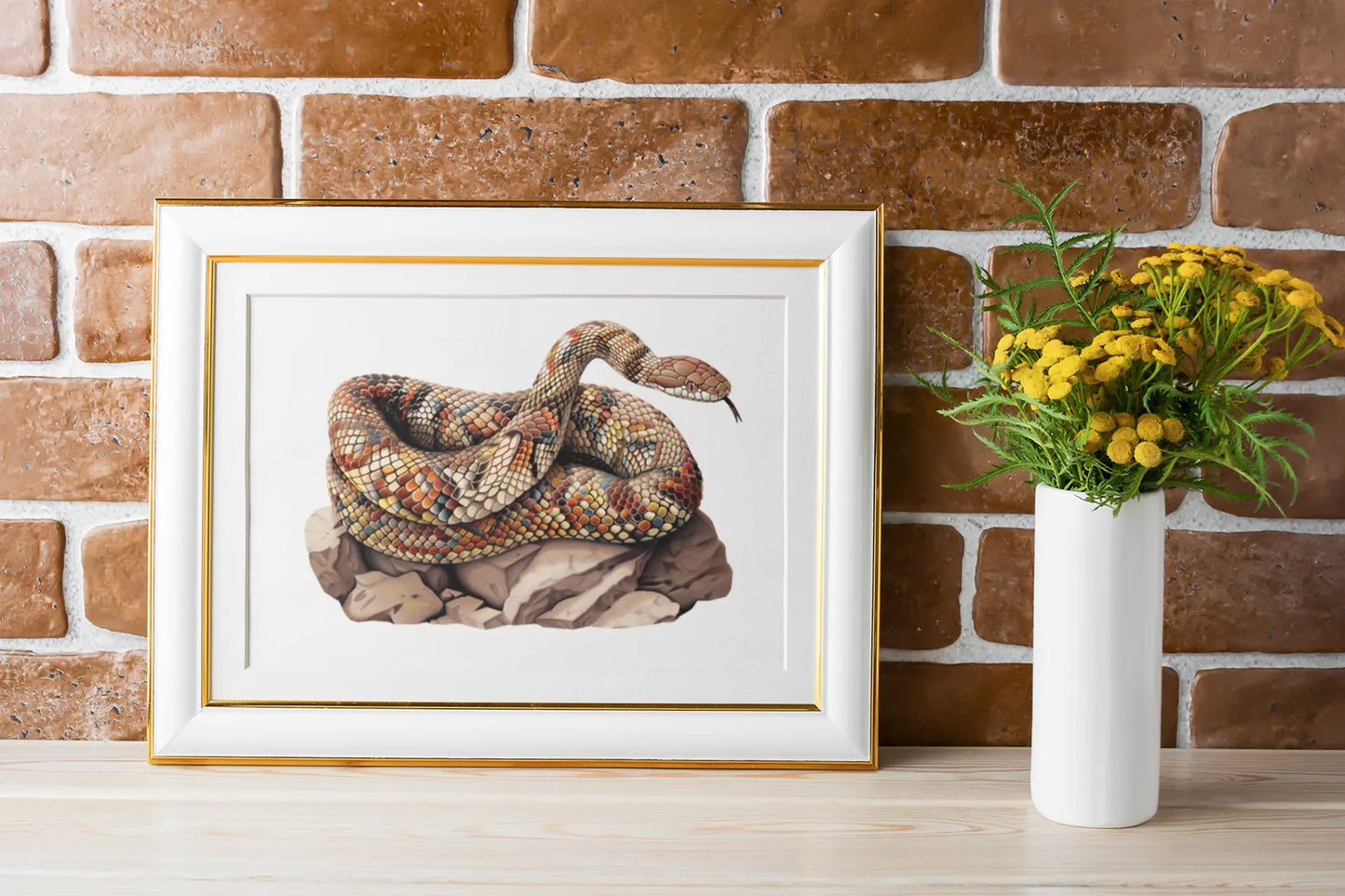 Brown Snake Puzzle Art Australia