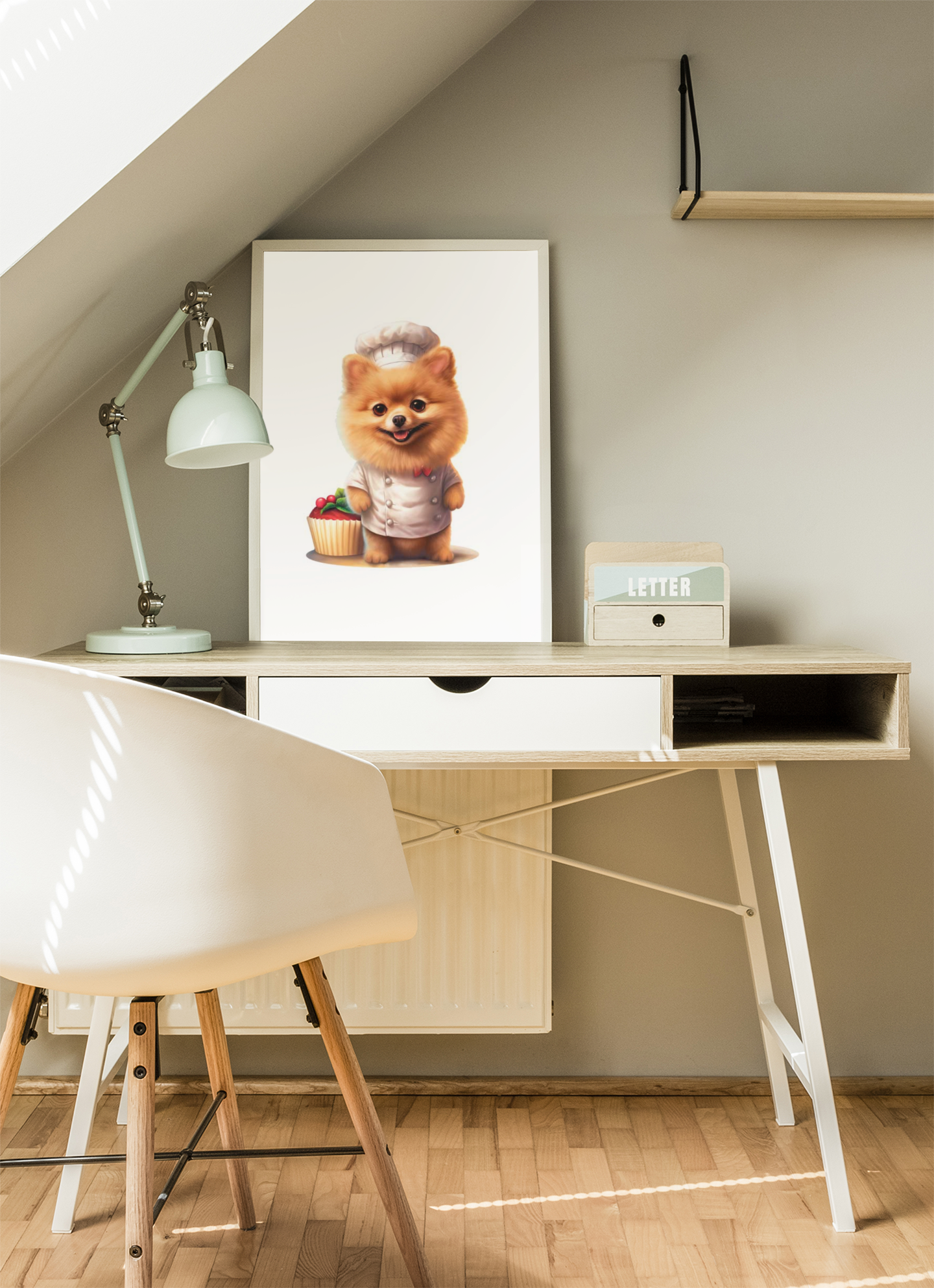 Pomeranian Pudding Puzzle Art Australia