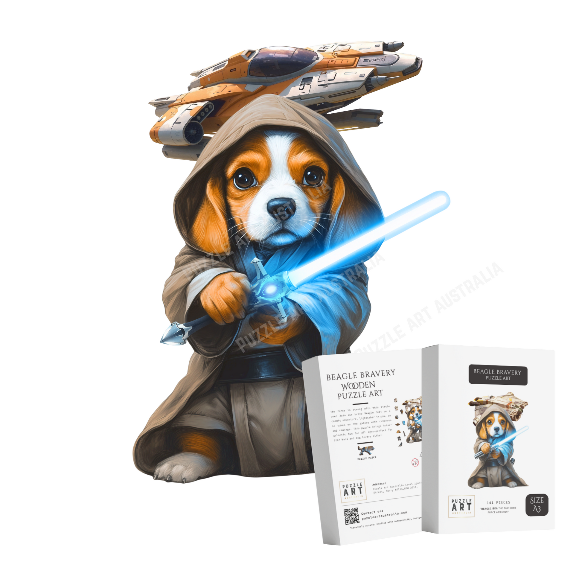 Beagle Bravery Wooden Puzzle Puzzle Art Australia