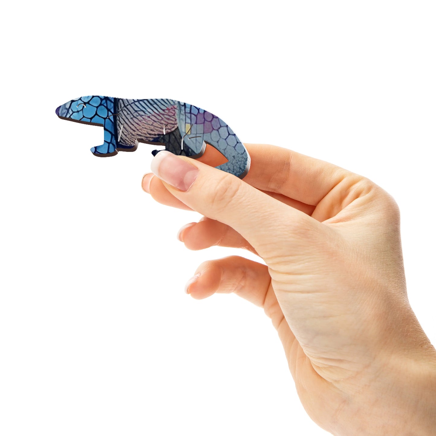 Blue Tongue Lizard Puzzle Art Australia