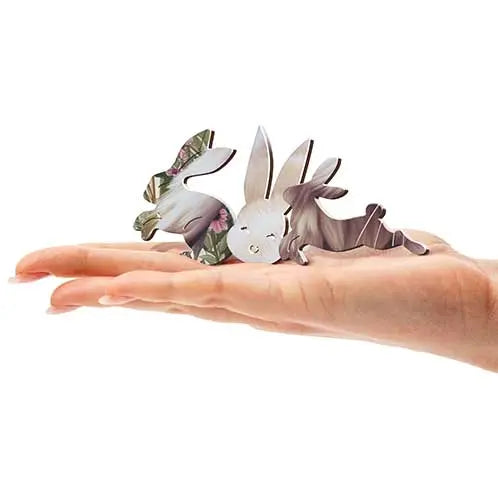Leaping Rabbit Wooden Puzzle Puzzle Art Australia