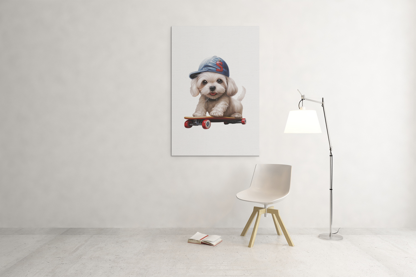Skater Dog Puzzle Art Australia