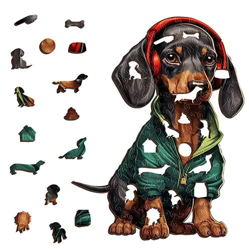 Hip Hop Hound Puzzle Art Australia