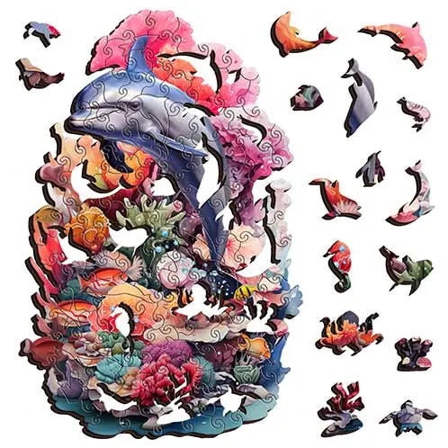 Dolphin Puzzle Art Australia